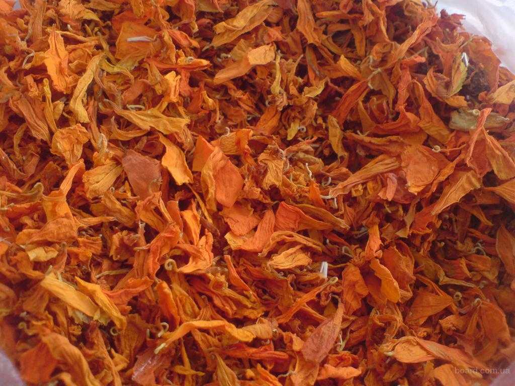 Имеретинский шафран: состав, калорийность, польза бархатцев, рецепты