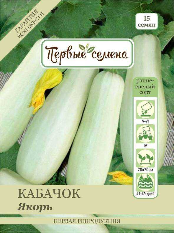 Кабачок якорь: описание сорта, фото, отзывы, посадка и уход