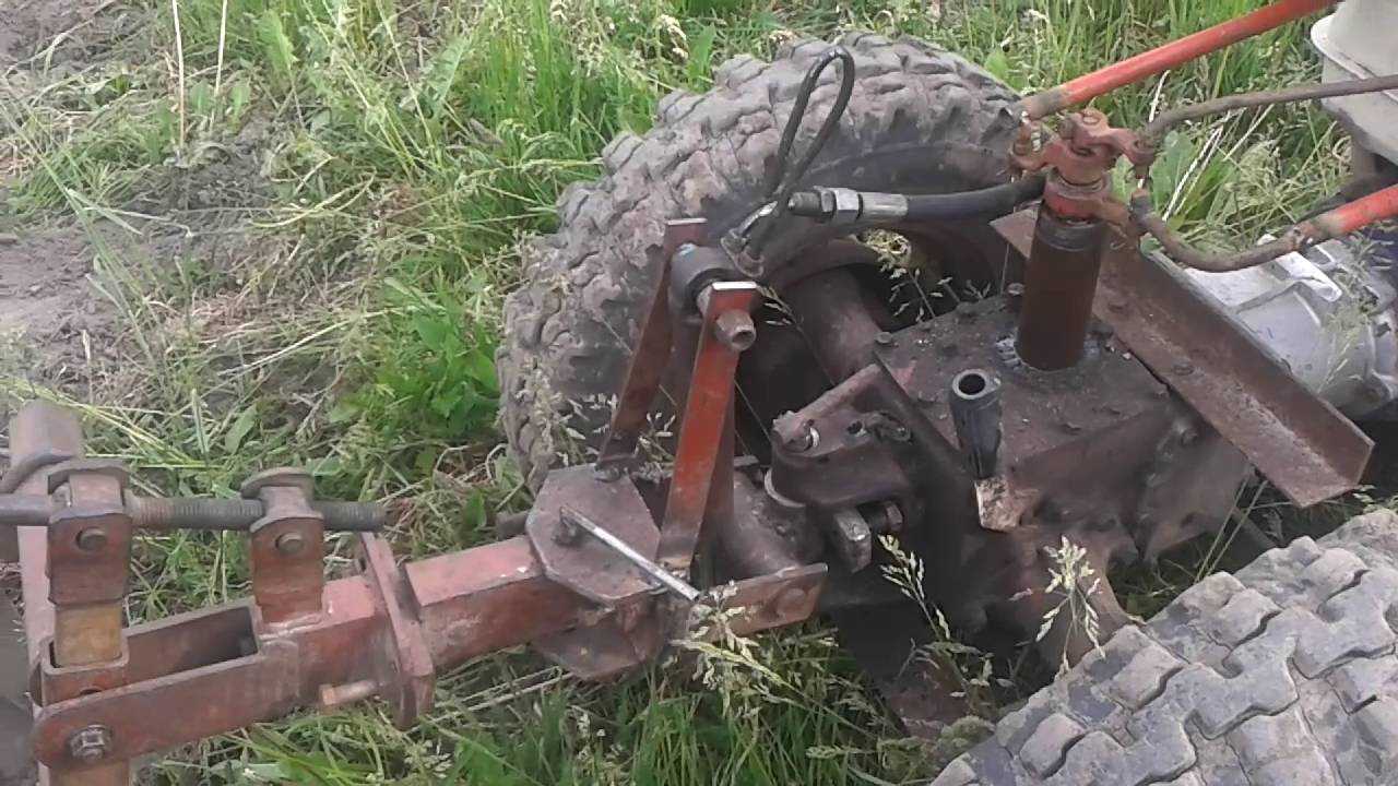 Минитрактор из мотоблока «агро» своими руками, инструкция