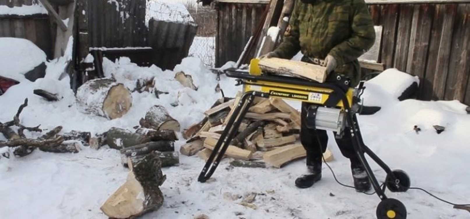 Дровокольный станок и его виды, особенности создания электрического дровокола своими руками