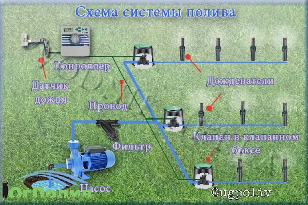 Система автоматического полива газона: монтаж и устройство, основные характеристики и типы необходимого оборудования