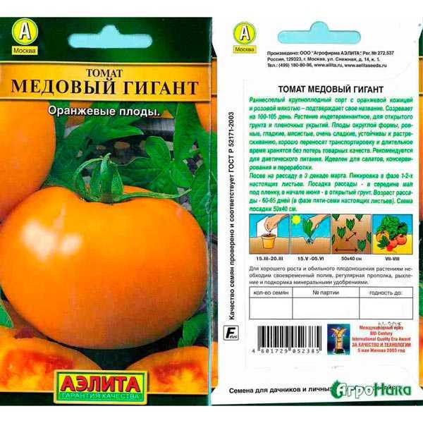 О томате Медовый Гигант: правила посадки, ухода, выращивания, размножения