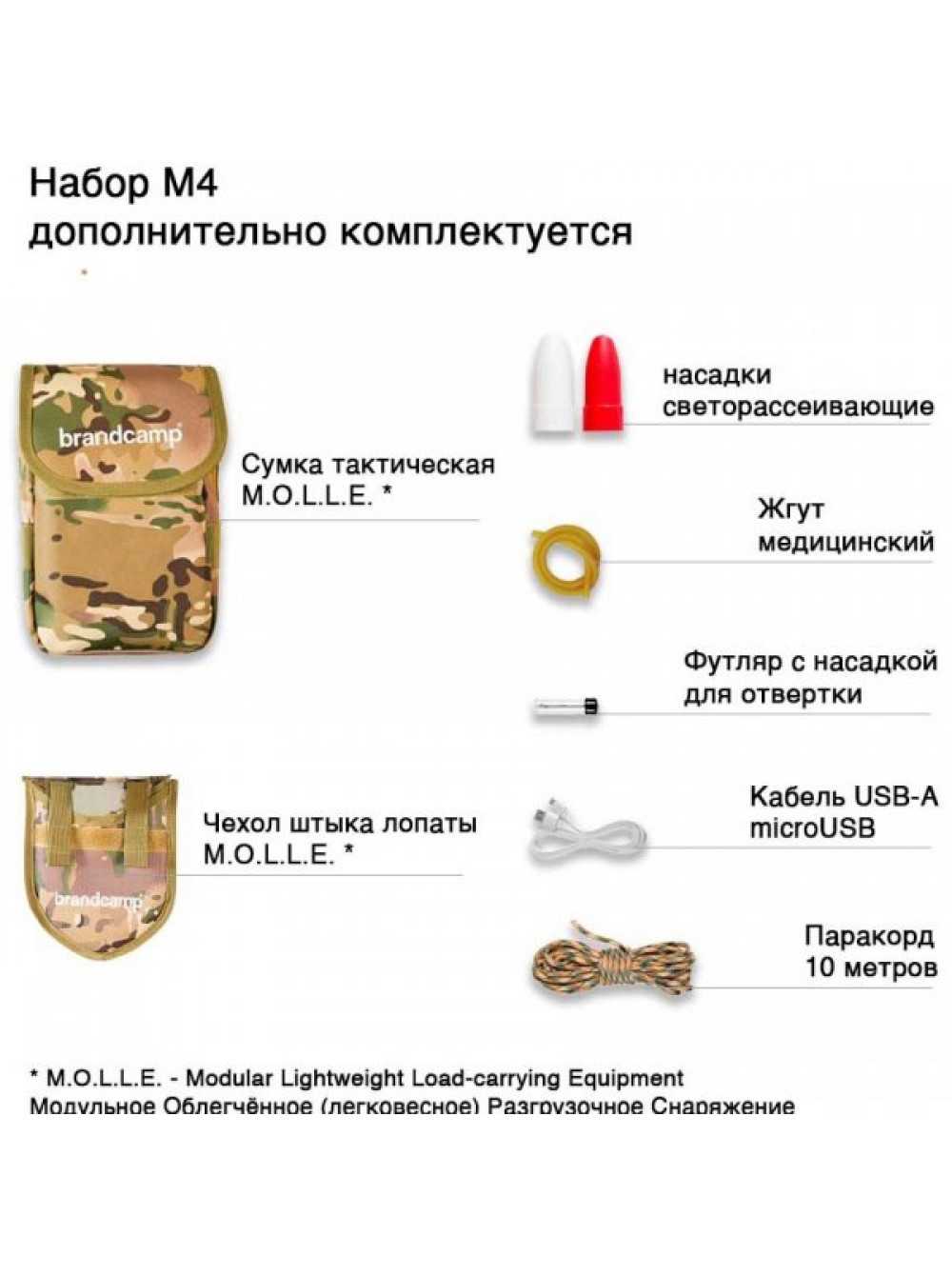 About multifunctional shovels: brandcamp model bc-l-v, ace, four in one