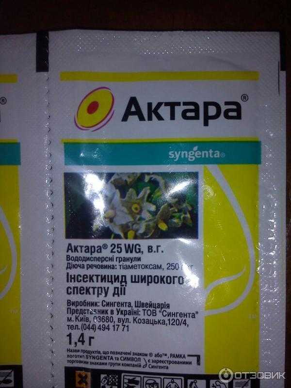 Актара - способы применения инсектицида, дозировка и аналоги