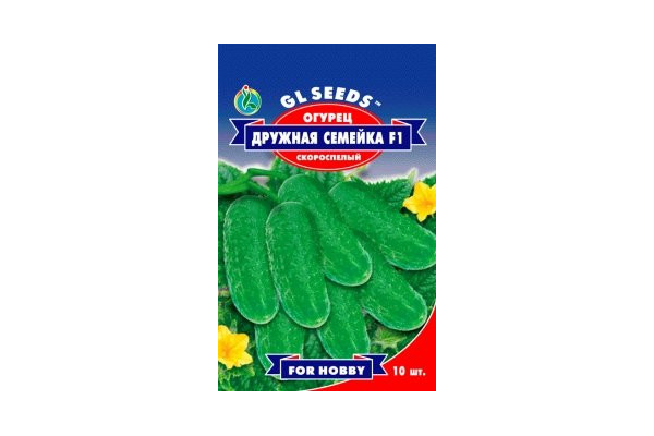 Описание и характеристики сортов огурцов “дружная семейка f1” и “веселая семейка f1”