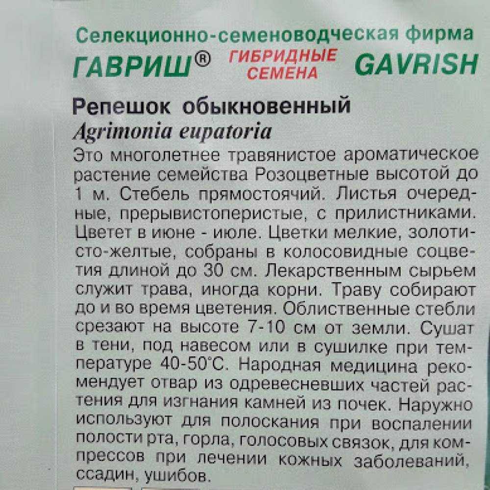 Репешок обыкновенный. полезные и лечебные  свойства, противопоказания. что лечит. фото