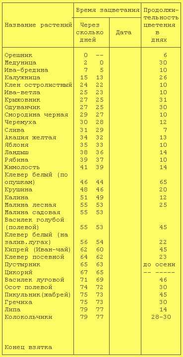Главный взяток у пчёл. как готовиться к медосбору - пчеловодство — опасеке