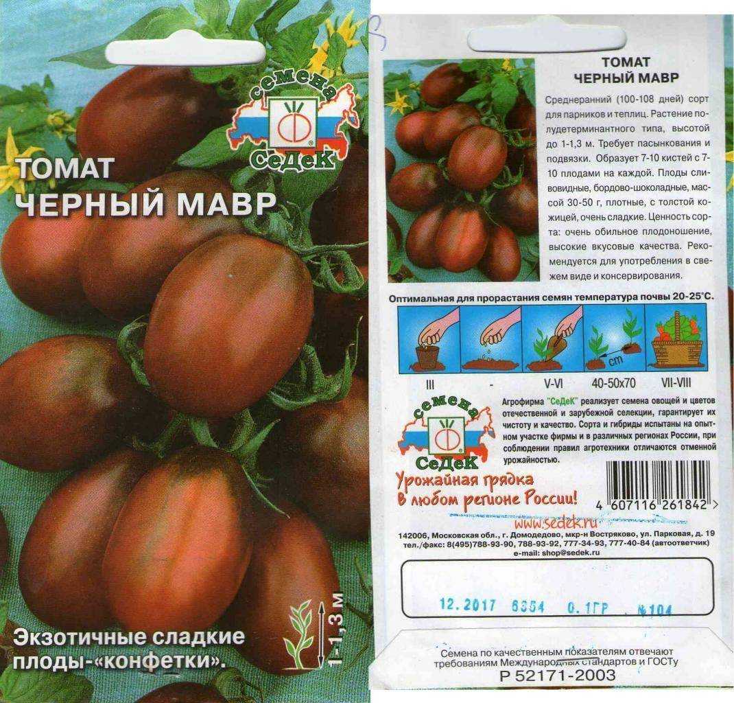 Томат "черный мавр": характеристика и описание сорта