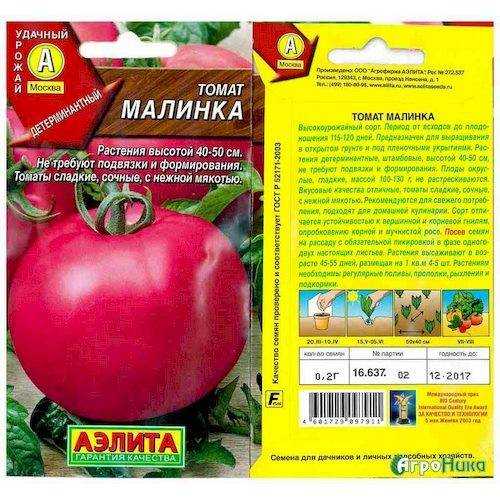 Сорт томата «калинка-малинка»: описание, характеристика, посев на рассаду, подкормка, урожайность, фото, видео и самые распространенные болезни томатов