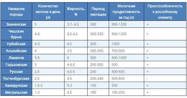 Сколько молока дают козы в сутки: когда начинает доится, сколько литров в день