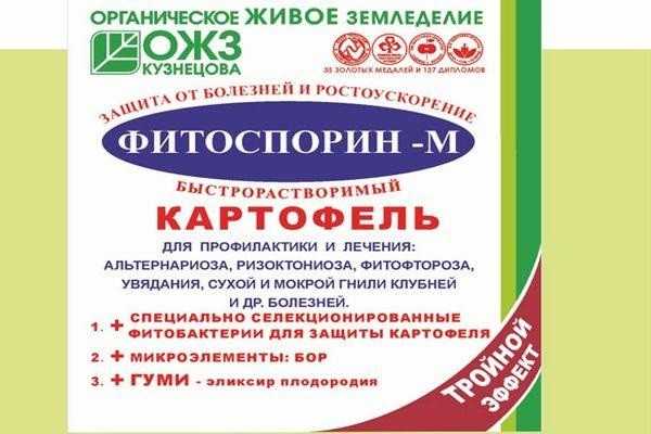 Как обработать картофель перед посадкой фитоспорином, инструкция