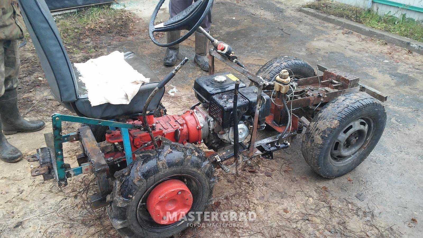 Минитрактор из мотоблока своими руками