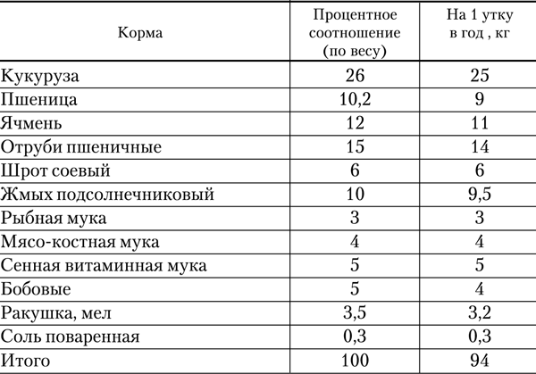 Чем и как правильно кормить уток в домашних условиях: рацион и нормы кормления