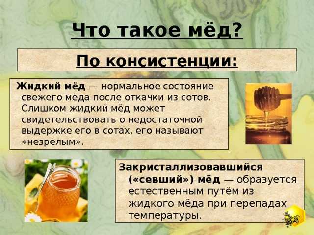 Почему жидкий мед быстро густеет, какой должна быть консистенция продукта в норме?