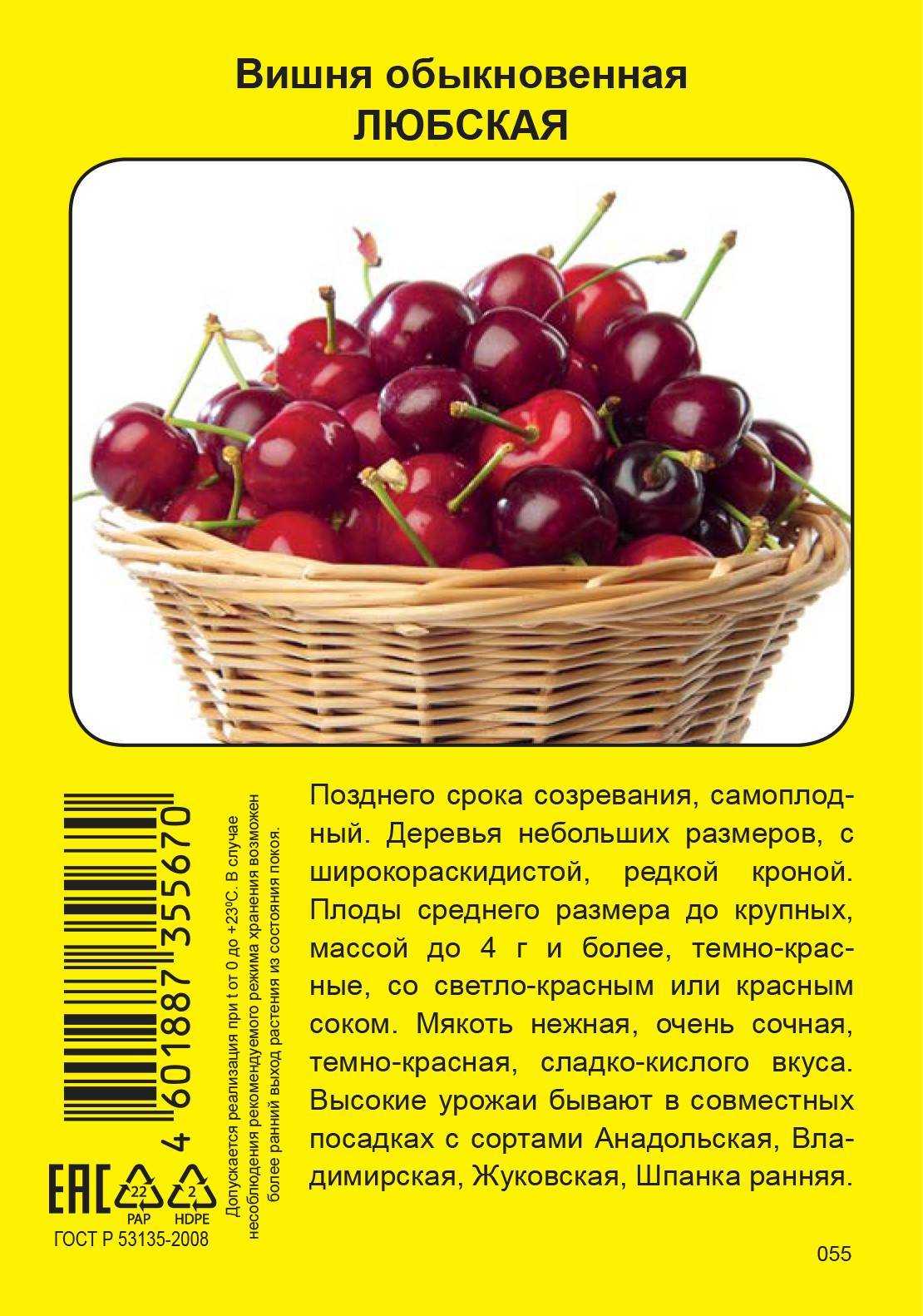 Черешня овстуженка: отзывы, фото, описание сорта, посадка и уход, выращивание, морозостойкость, опылители